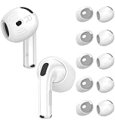 [5 Pairs] for AirPods 4 Ear Tips Covers Sport Anti Slip Anti Scratche Skin Soft Silicone Eartip A...