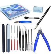 JUNYAOHSU Gundam Model Tool Kit, 28pcs Hobby Building Tool Set, Modeler Basic Tools Craft Set for...