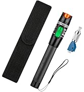 Moocci Fiber Visual Fault Locator Fiber Optic Tester - VFL Fiber Optic Cable Tester Meter with FC...