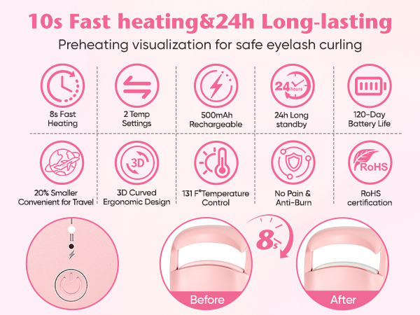 heated eyelash curler