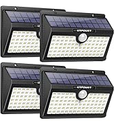 URPOWER Solar Lights, 78 LED Solar Motion Sensor Lights Outdoor Waterproof Solar Powered Security...