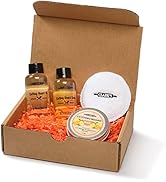 CLARK'S Cutting Board Care Gift Set - Cutting Board Soap, Oil, Wax, and Buffing Pad. Enriched wit...