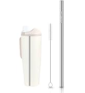 Replacement 316 Metal Stainless Steel Straws Compatible for Owala FreeSip Sway 30oz 40oz &amp; FreeSi...