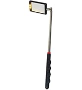 Telescoping LED Lighted Flexible Inspection Mirror Lighted 360 Swivel for Extra Viewing Dead Angl...