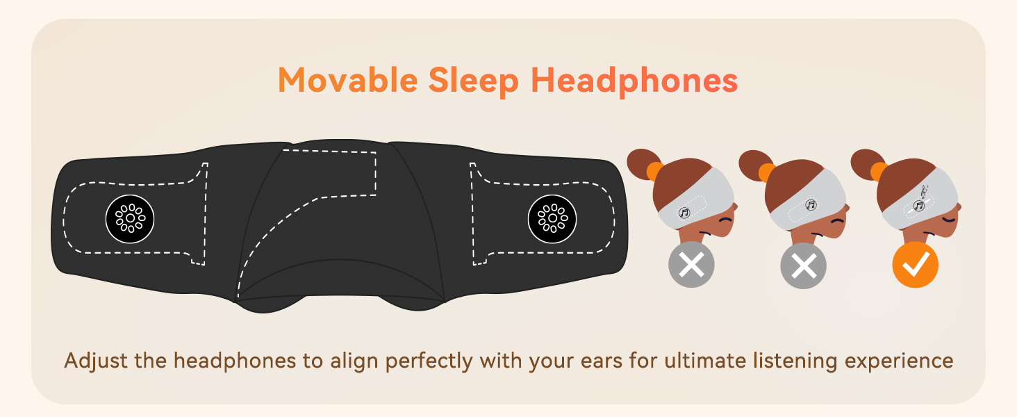 Movable Sleep Headphones