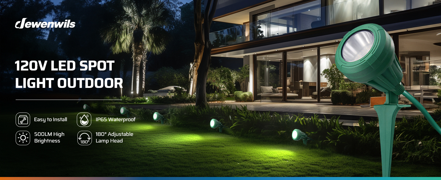 120V LED SPOTLIGHT OUTDOOR