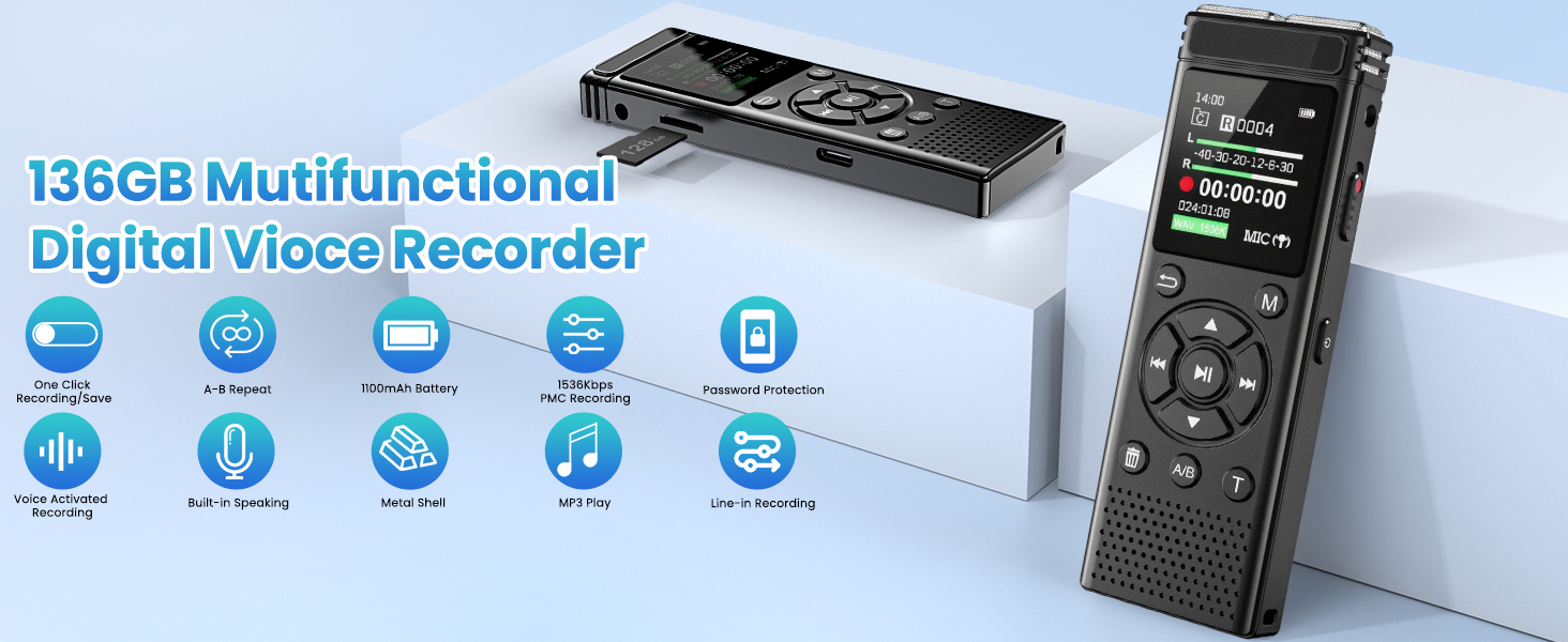 Digital Voice Recorder with Playback
