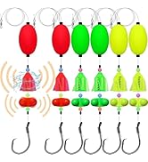 Dovesun Catfish Rigs Santee Rig Catfish Float Rigs Circle Hooks 5/0 6/0 8/0 Catfishing Tackle 3pc...