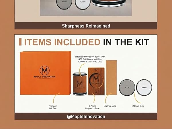 Rollinng knife Sharpener kit