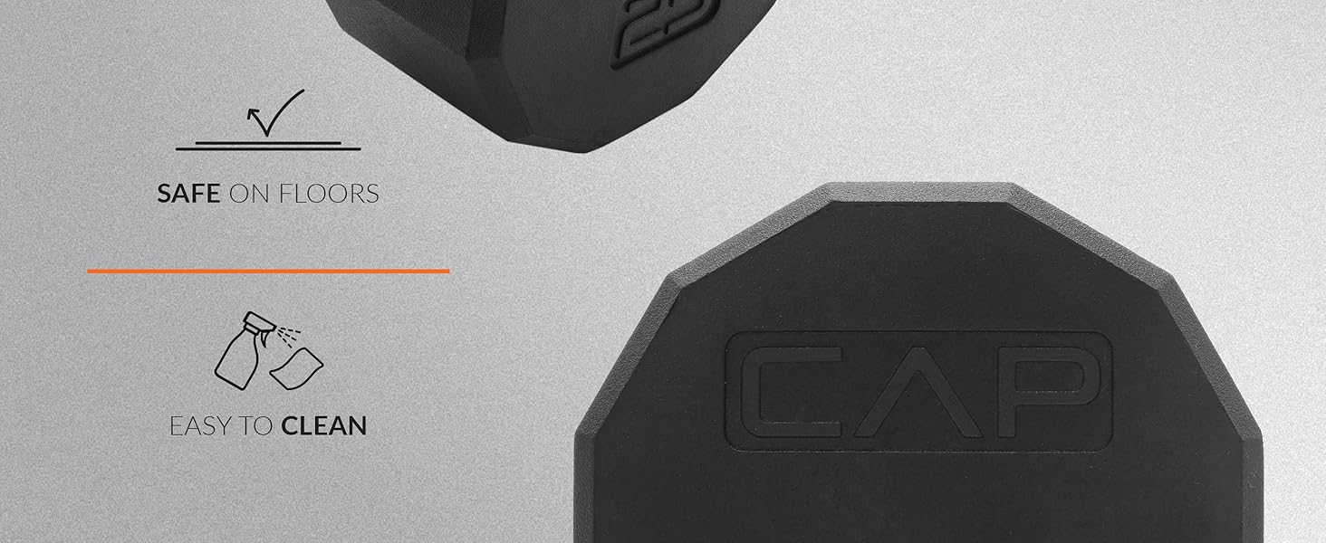 CAP Barbell CAP 12-Sided Coated Dumbbell