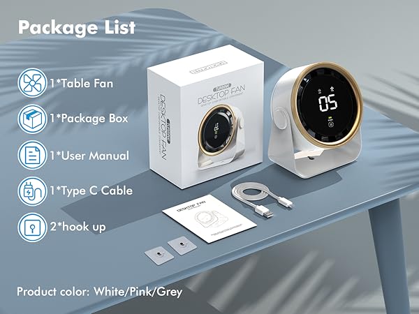 Desk fan