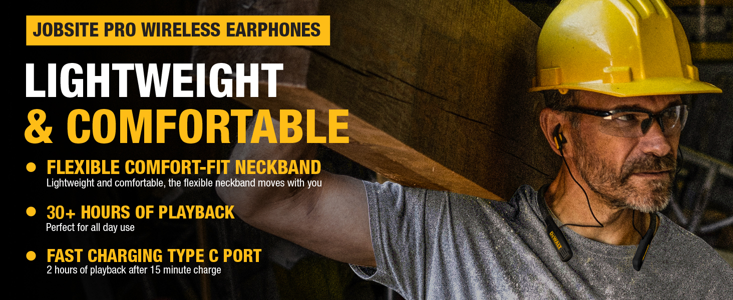 Lightweight and comfortable