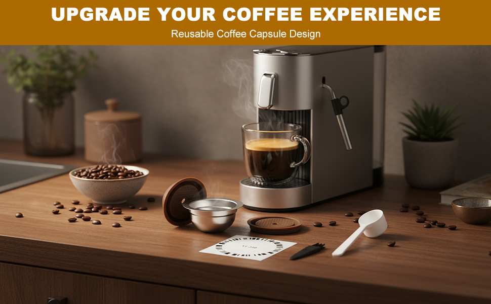 Refillable Coffee Pod Filter Shell