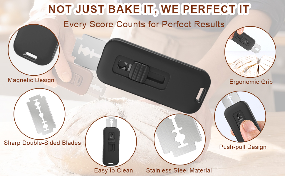 Upgraded Magnetic Bread Lame Cutter