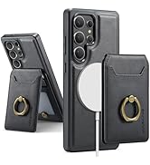 LIDEEYA for Samsung Galaxy S26 Ultra Case 2-in-1 Detachable Card Holder Style Protective Case Mag...