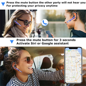 Hands-free calling and mute function