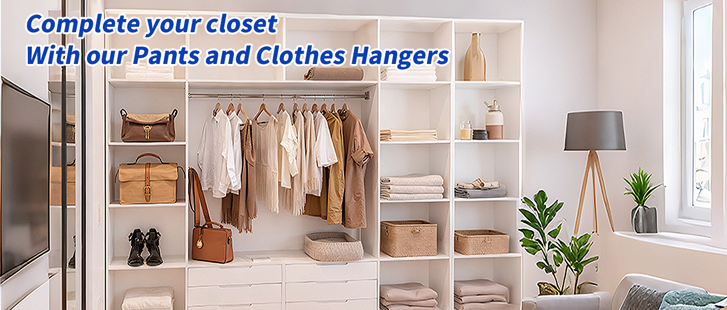 Pants Hangers with Clip Skirt Hangers Space Saving Hangers
