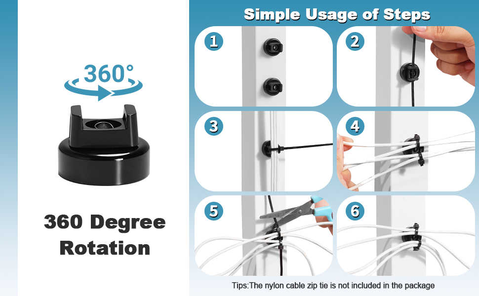 magnetic cable clips