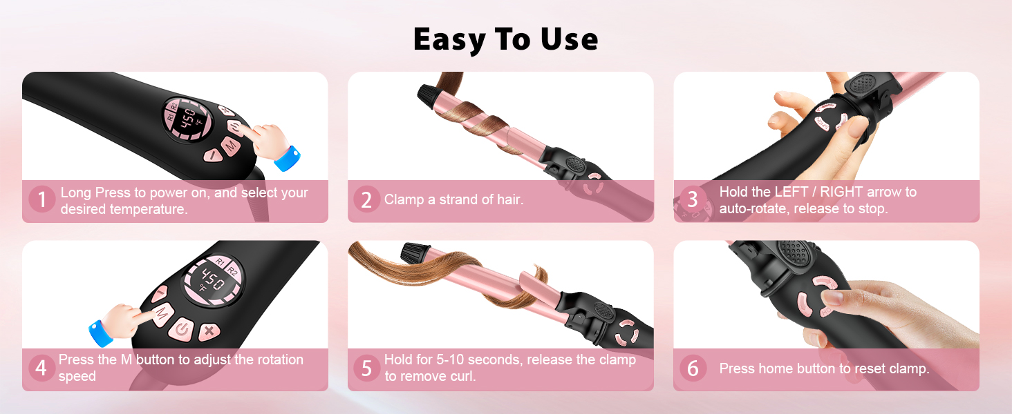 1 rotating curling iron