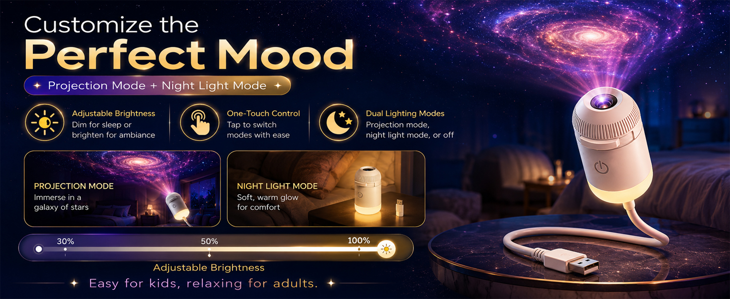 Galaxy Projector Star Sunset Lamp Space Night Light for Bedroom Aurora Planetarium De Galaxias para