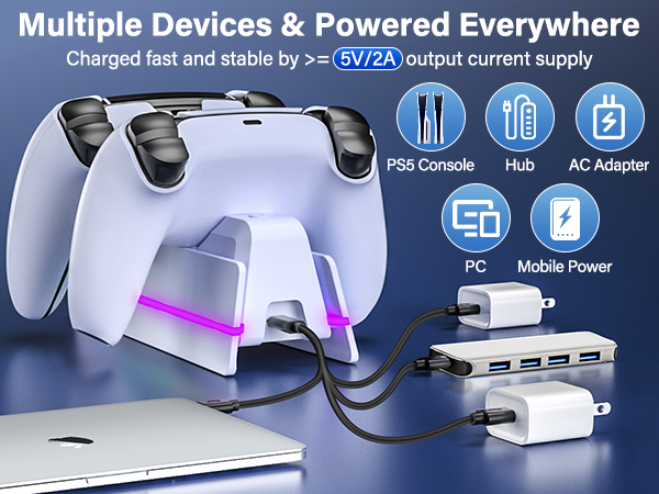 ps5 controller charging dock