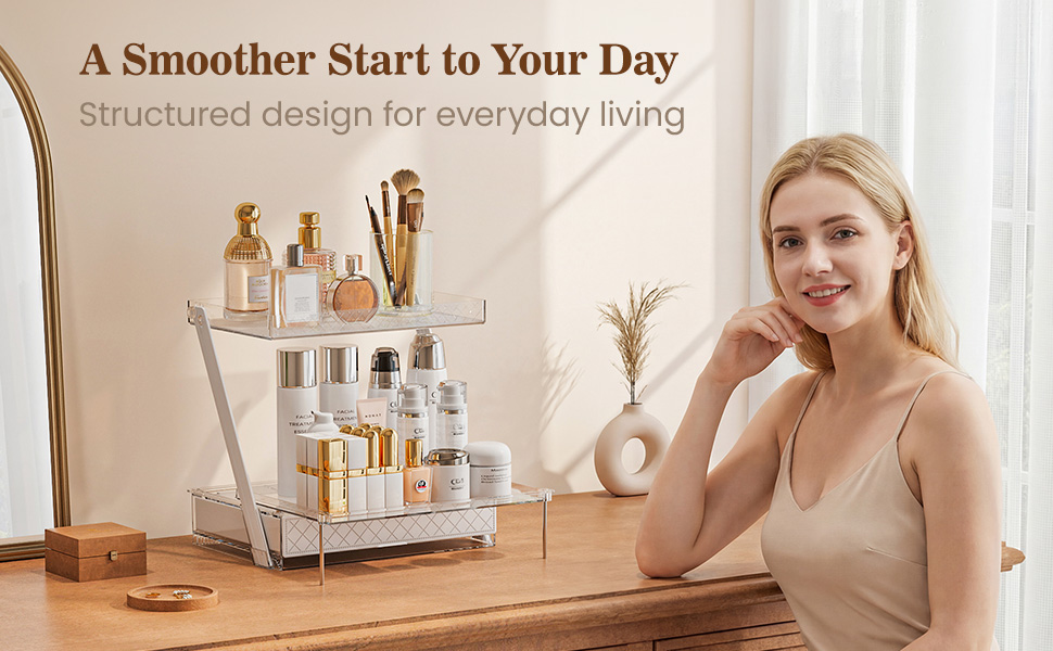 makeup organizer for vanity