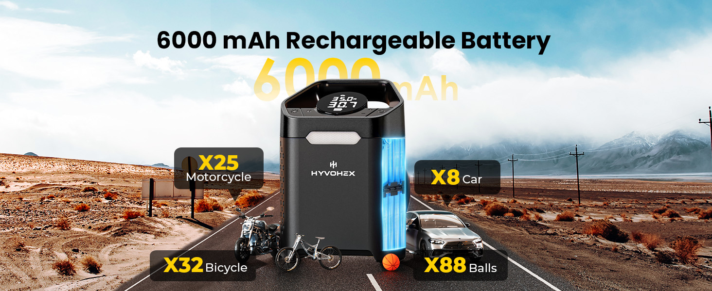  Cordless Portable Tire inflator