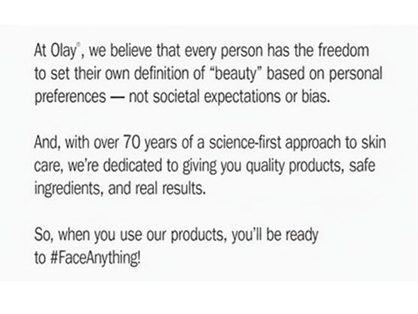 We believe every person has the freedom to set their own definition of "beauty"