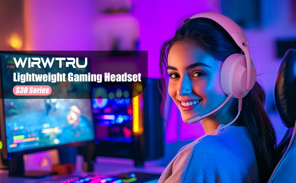 pink gaming headset