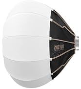 ZHIYUN 25.5inch/65cm/2.1ft Lantern Softbox with Bowens Mount, Professional Video Light Softbox fo...
