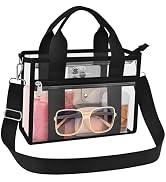 USPECLARE Clear Bag for Stadium Events Clear Sports Fan Messenger Bag Purse for Concert Festivel ...