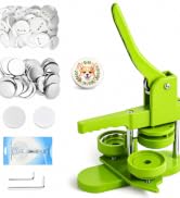 Button Maker Machine 58mm (2.25 in) Installation-Free Pin Maker | DIY Pin Badge Button Maker Pres...