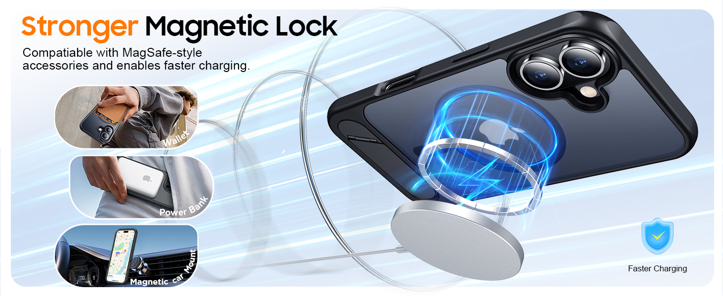 for iPhone 16 plus case magnetic