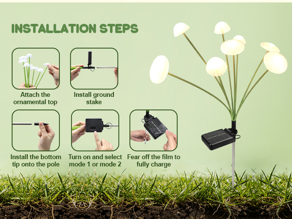 solar lights outdoor fairy garden lights yard decor outdoor decorative