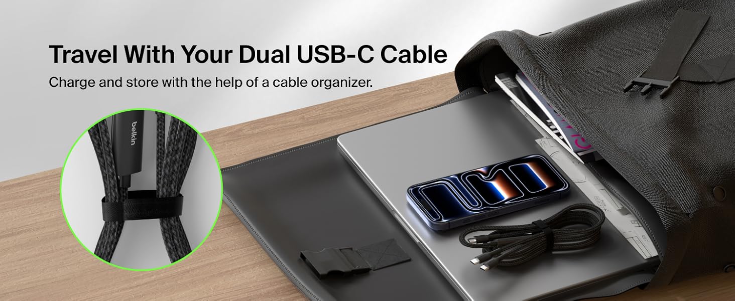 Dual USB-C Cable