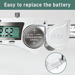 Electronic Digital Vernier Caliper, LOUISWARE Stainless Steel Caliper 150mm0-6 inch Measuring Tools