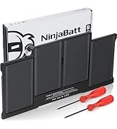NinjaBatt A1466 Replacement Battery for Apple MacBook Air 13? (Mid 2013, Mid 2012, Early 2014, Ea...