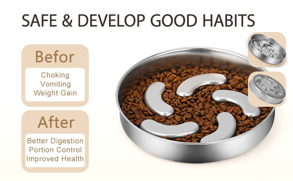 Slow Feeder Dog Bowl