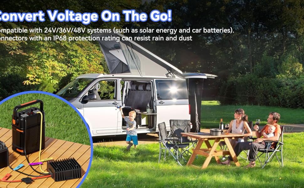 48v to 12v step down converter;36 to 12 volt reducer for golf cart;