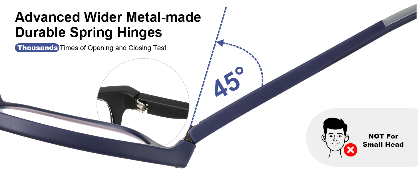 Durable spring hinges