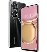 Yunseity Smartphone, 7.3Inch HD Screen Face Unlock Smartphone, 5G Net 10 Cores RAM 16GB ROM 1T Ul...