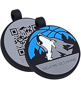 THELUCKYTAG Upgraded Personalized Dog Tags Engraved with 3D QR Code for Dogs Cat Collar - Silicon...