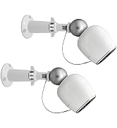 Haoyou (Metal 2 Pack) 360 Degree Adjustable Security Wall Mount Equipped with Security Rope,Compa...