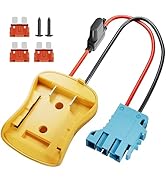 RVBOATPAT Power Wheel Battery Adapter 20V Battery Adapter with Wire Harness Connector Compatible ...