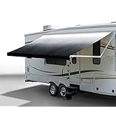 RecPro RV Awning Fabric Replacement | Width Options from 8 Feet to 22 Feet | Variety of Color Opt...