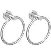 CHIKESI Towel Rings Towel Racks for Bathroom Wall Mount,Bathroom Hardware Modern Shower, SUS 304 ...