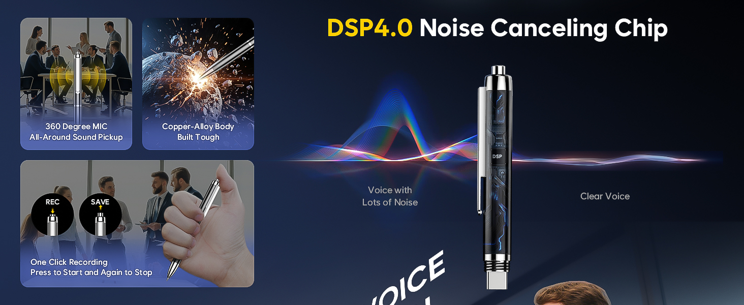 Noise-Canceling Recorder