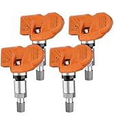 Jsueng 4-Pack Tire Pressure Monitoring System Sensor fit for BMW MINI Rolls Royce, 433MHz TPMS Se...