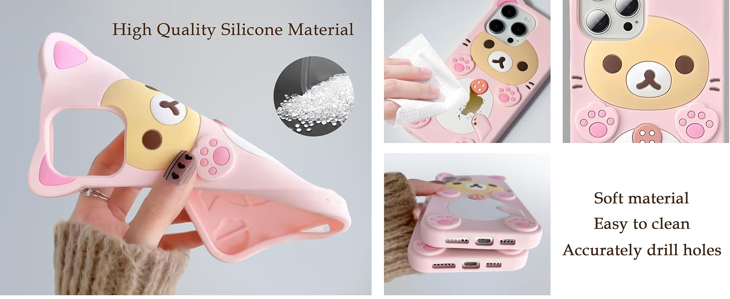 High Quality Silicone Material Soft material Easy to clean Accurately drill holes