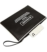 Fireproof Money Bag,Bank Bag Fireproof and Waterproof Cash Bag with Zipper Closure, Fireproof Saf...